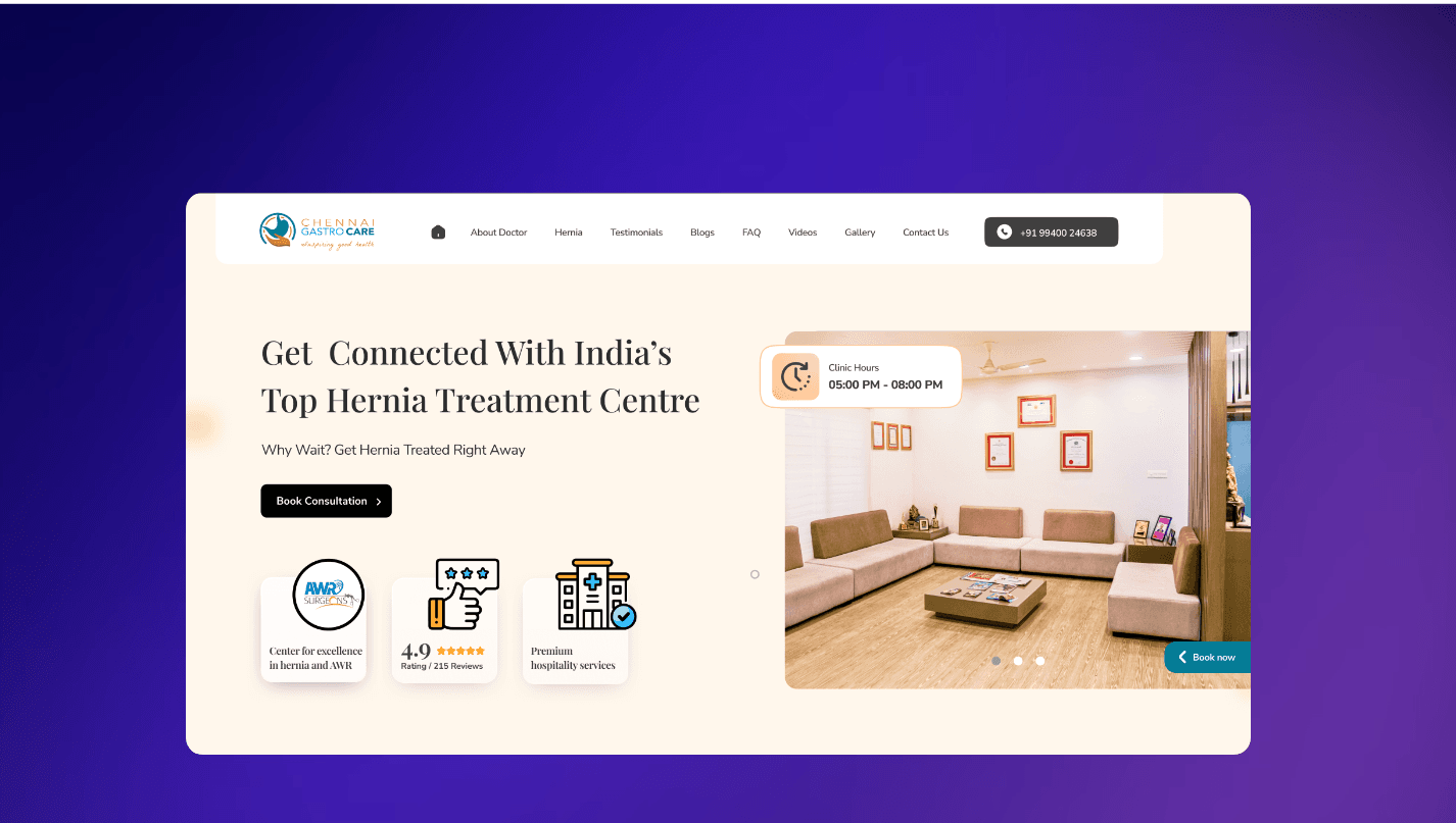 CGC Hospital Website